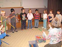 Lori Adessa leading class Lori Adessa leading Music Class